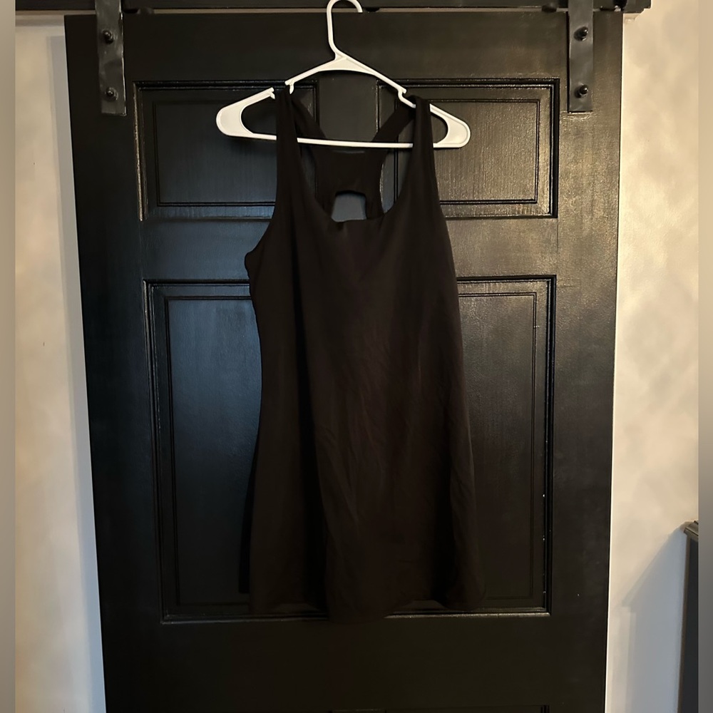 Workout outfit black XL with built in shorts and bra